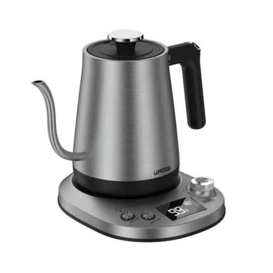 Lepresso 700W Temperature Controlled Pour-Over Kettle with Digital Display LPKTTCGY کتری برقی لپرسو