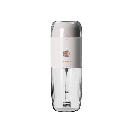 LePresso 2 in 1 Coffee Grinder and Milk Frother LPMFGRWH فوم ساز شیر و آسیاب قهوه قابل حمل لِپرسو