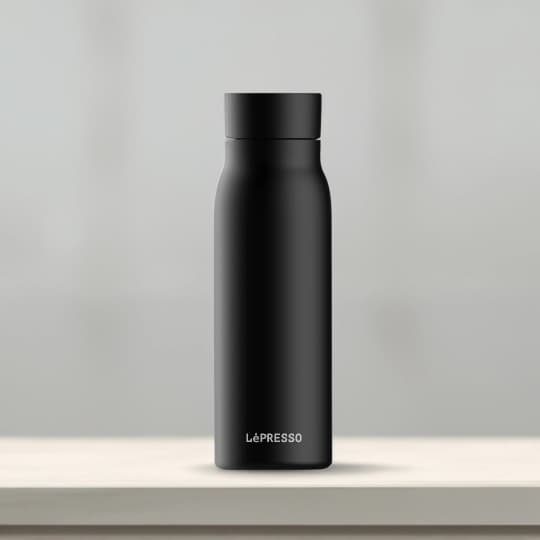 LePresso 600ml Smart Hydration Vacuum Bottle LP600SBBK فلاسک آب هوشمند حجم 600 میلی لیتر لپرسو مشکی