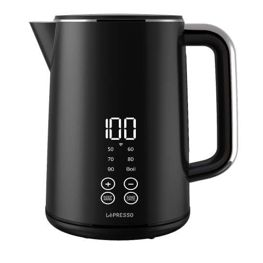 LePresso 2000W 1.7L Smart Electric Kettle with Touch Panel and BS plug LPTPSKBK کتری برقی لپرسو مدل
