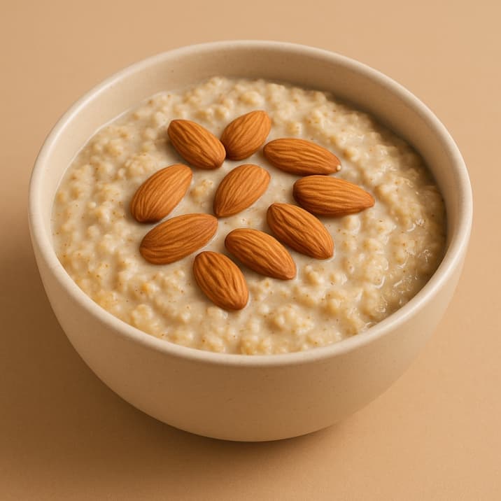 اوتمیل رژیمی بادام