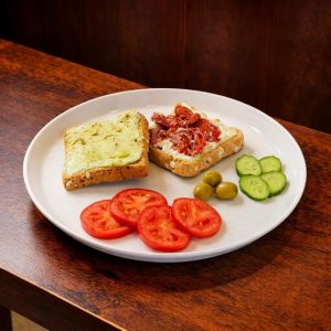 🥪 تست رژیمی حمص (Hummus Healthy Toast)